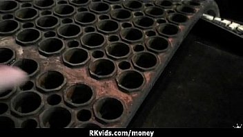 Desperate teen naked in public and fucks to pay rent 19