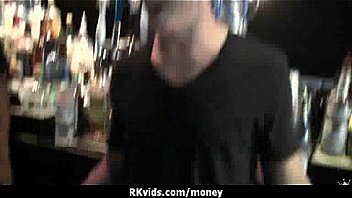 Desperate teen naked in public and fucks to pay rent 19