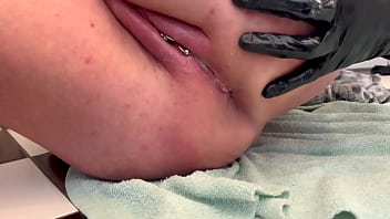 Anal 3 finger masturbate and asshole working and pee on the end