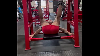 Workin on that flexibility at the gym today gonna get that shot thought about you thetweetofmc