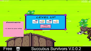 Succubus Survivors Free Game Itchio Action 2d Adult Eroge Erotic Fantasy Indie Roguelike Roguelite Unity thumbnail