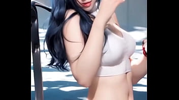 A mais gostosa da piscina