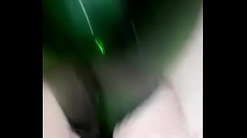 Gf fucking a bottle very wet