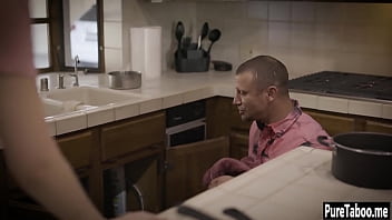 Sexy babe swallowed huge dick