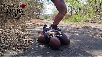 Sessão de face sitting pesado no segurança uniformizado 2