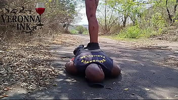 Sessão de face sitting pesado no segurança uniformizado 2