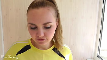The young athlete skillfully sucks and receives sperm on the face from the coach The young athlete skillfully sucks and receives sperm on the face from the coach