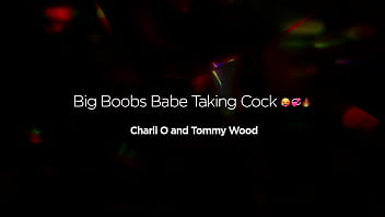 Tiny amateur with big boobs fucking huge white cock charli o