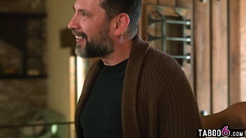 Ebony babysitter double fucked by her boyfriend and a neighbor