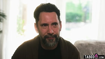 Ebony babysitter double fucked by her boyfriend and a neighbor