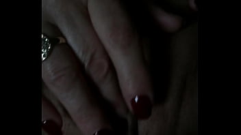 Suckoff suzy playing with her twat