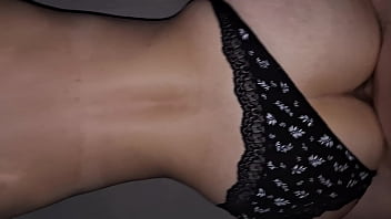 Night sex tape while watching tv series