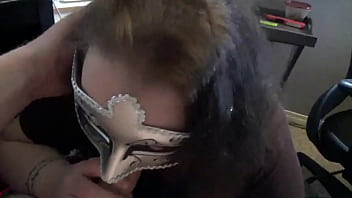 Naughty phoenix with a mouthful of cock