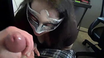 Naughty phoenix with a mouthful of cock