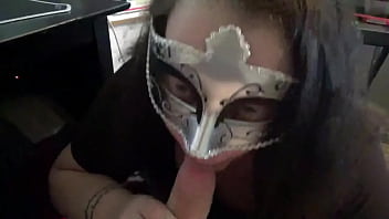 Naughty phoenix with a mouthful of cock