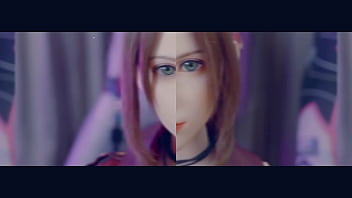 Tifa knows how to serve two dicks at once