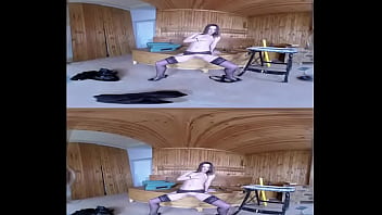 Carpenter's submissive client tied up for anal sex