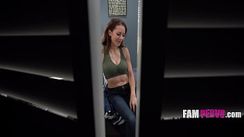 Oh stepson i will fuck you while you hide in the closet