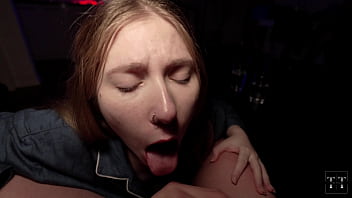 I love it when she sucks my cock with ice in her mouth