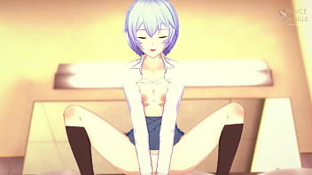 An encounter in the bathroom with ayanami