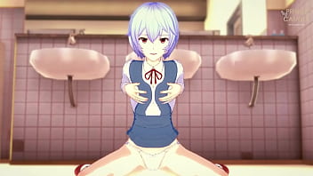 An encounter in the bathroom with ayanami