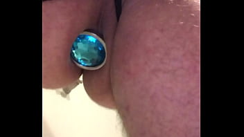 Sun692 black lingerie butt plug