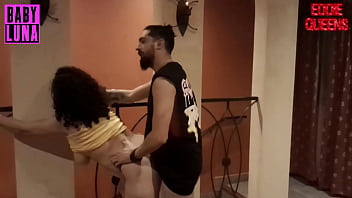 I Find My Horny Neighbor On The Stairs While Her Husband Is Away From Home She Lets Me Fuck Her On The Stairs And Fill Her Face With Cum In The Hallway Ft Babyluna939 thumbnail