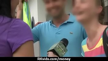 Sensual girl talked into having sex for cash 1