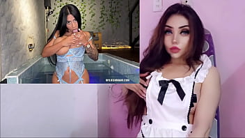 Latina morena tetona cogiendo duro y gimiendo y haciendo caras