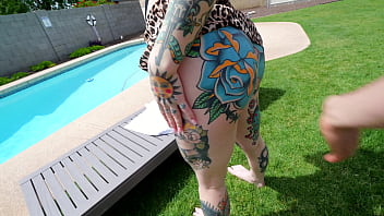 Tattooed slut loveless has a cum hungry mouth