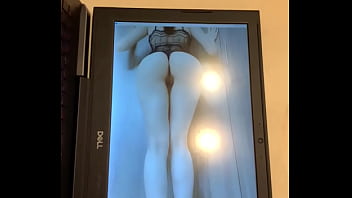 Cumming on a big phat vietnamese ass