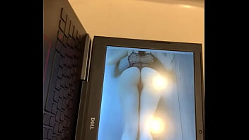 Cumming on a big phat vietnamese ass