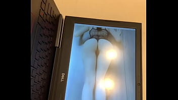 Cumming on a big phat vietnamese ass