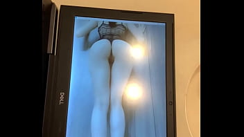 Cumming on a big phat vietnamese ass