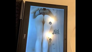 Cumming on a big phat vietnamese ass