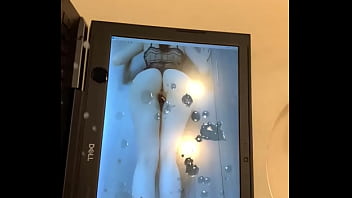 Cumming on a big phat vietnamese ass