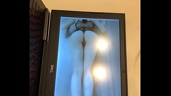 Cumming on a big phat vietnamese ass