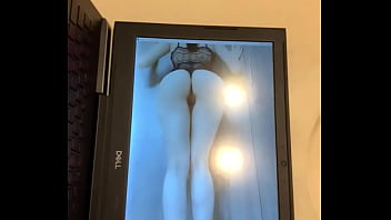 Cumming on a big phat vietnamese ass