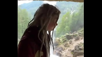 I’m behind a waterfall something i’ve never experienced before have you ever stood behind a waterfall #water