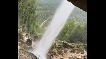 I’m behind a waterfall something i’ve never experienced before have you ever stood behind a waterfall #water I’m behind a waterfall something i’ve never experienced before have you ever stood behind a waterfall #water