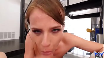 Jillian janson took her time blowing & stroking miles long's dick