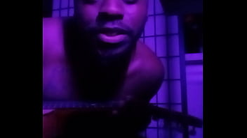 Purple lights while naked 4
