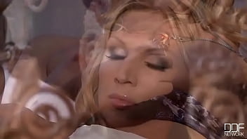 Sultry on the staircase