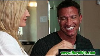 Japanese nuru massage and sexual tension on air matress 12