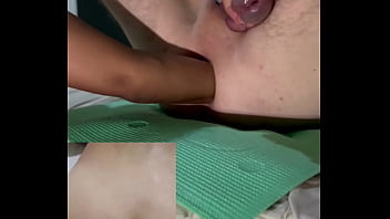 4th time fisting his ass today