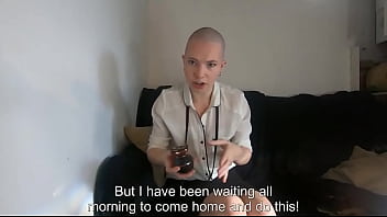 My secret shaved head is now fully captioned and available on all my sites #accessibleporn