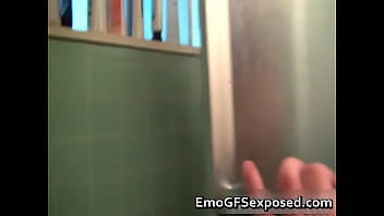 Toy pleasure in his shower