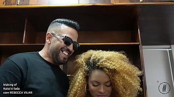 Assista o making of completo do especial de natal com a deliciosa rebecca vilar