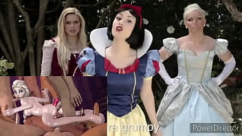 Snowhite and elsa bitch battle