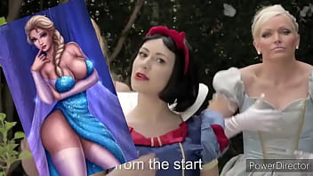Snowhite and elsa bitch battle